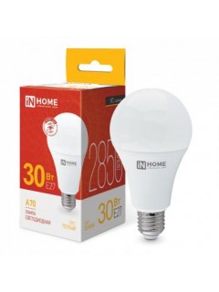 Лампа светодиодная LED-A70-VC 30Вт грушевидная 3000К тепл. бел. E27 2850лм 230В IN HOME 4690612024127